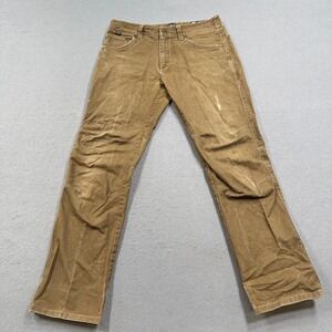 KUHL Pants Men's 32x32 Brown Vintage Patina Dye Straight Leg Relaxed Fit Utility